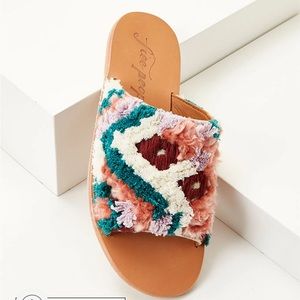 Free People Women's Yuma Woven Mule Sandals